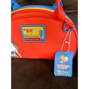 Rainbow Brite x Whatever! Red Blue Yellow Nylon Dome Handbag NWT Twink Charm
